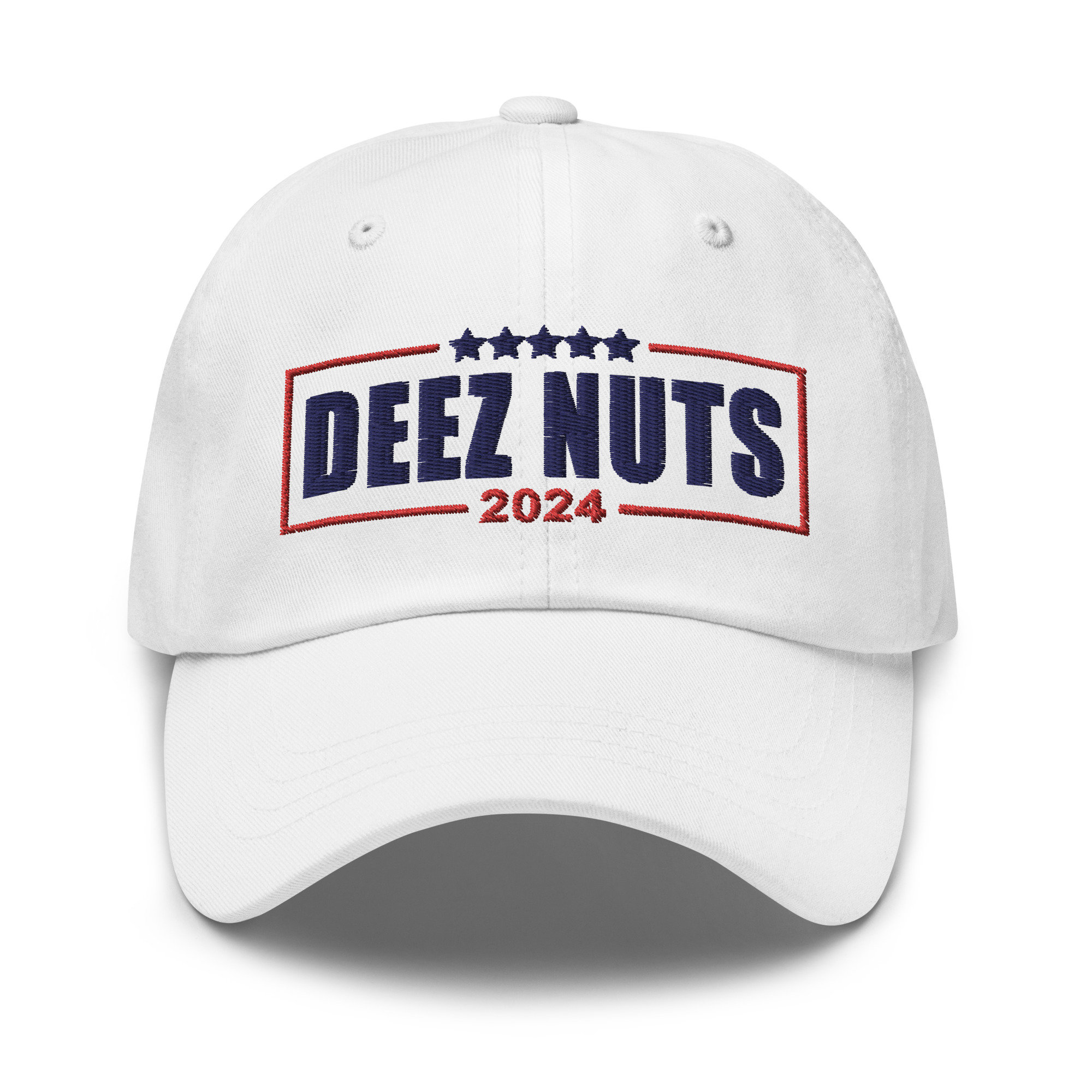 Deez Nuts 2024 Präsidentschaftswahl Besticktes Verstellbares Relaxed Fit Hut Lustiger Wahl 2024 Kandidat Hut.