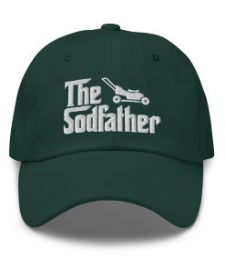 der sodfather bestickter verstellbarer baseballcap papa hut rasenmäher geschenke geschenk für papa lustiger rasenmäh hut 3605
