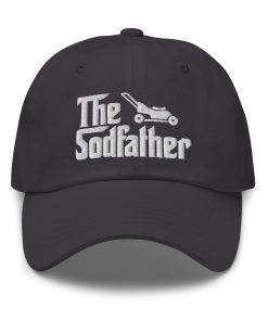 der sodfather bestickter verstellbarer baseballcap papa hut rasenmäher geschenke geschenk für papa lustiger rasenmäh hut 6143