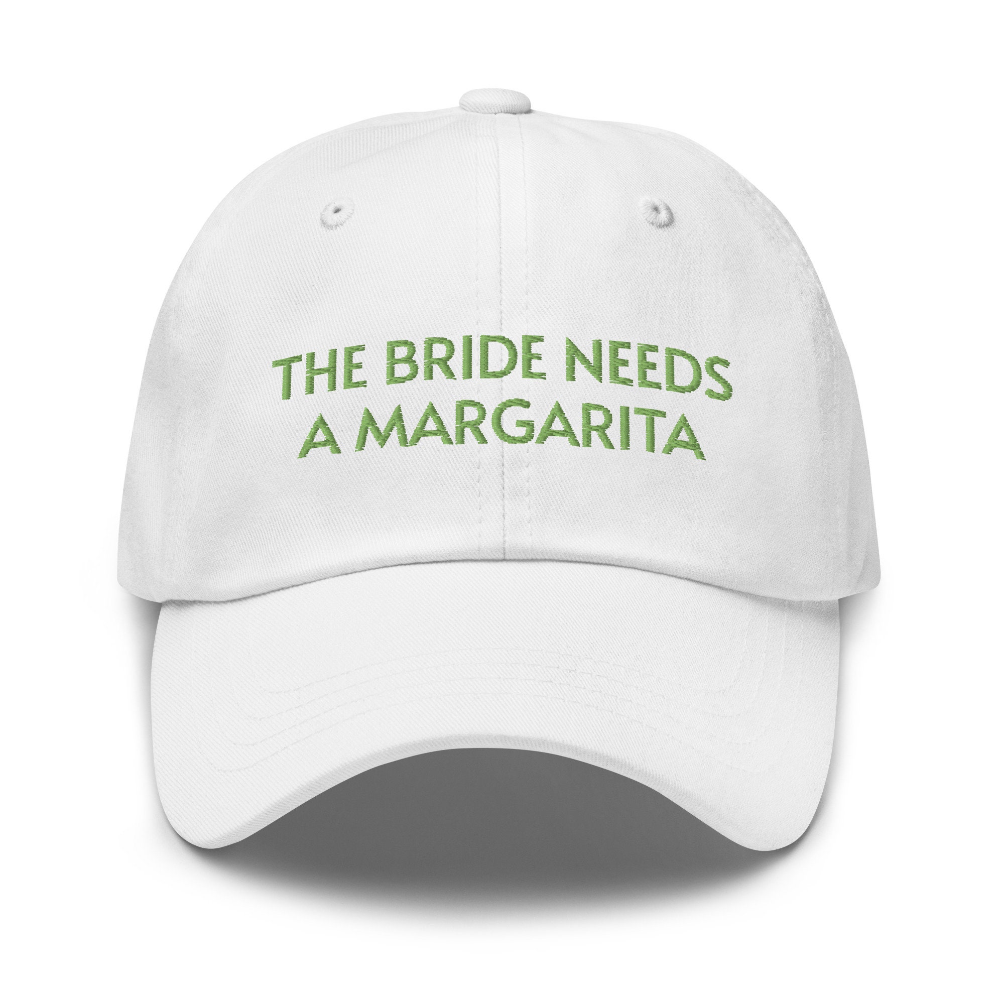 die braut braucht einen margarita – bestickter verstellbarer baseballhut für hochzeiten 1552