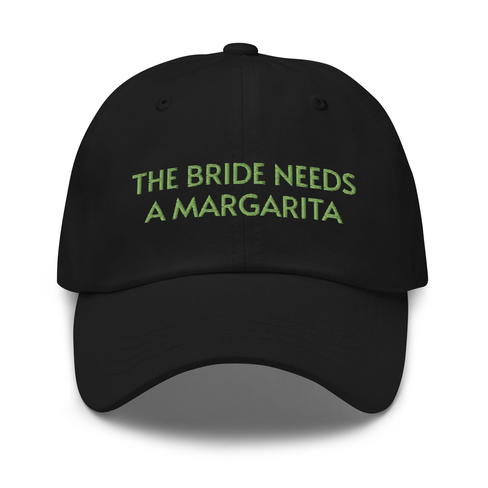 die braut braucht einen margarita – bestickter verstellbarer baseballhut für hochzeiten 6570