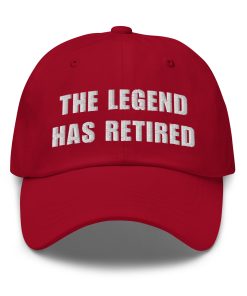 Die Legende Hat Sich Zurückgezogen – Bestickter Verstellbarer Relaxed Fit Hut für Ruhestand die legende hat sich zurückgezogen – bestickter verstellbarer relaxed fit hut für ruhestand 6113