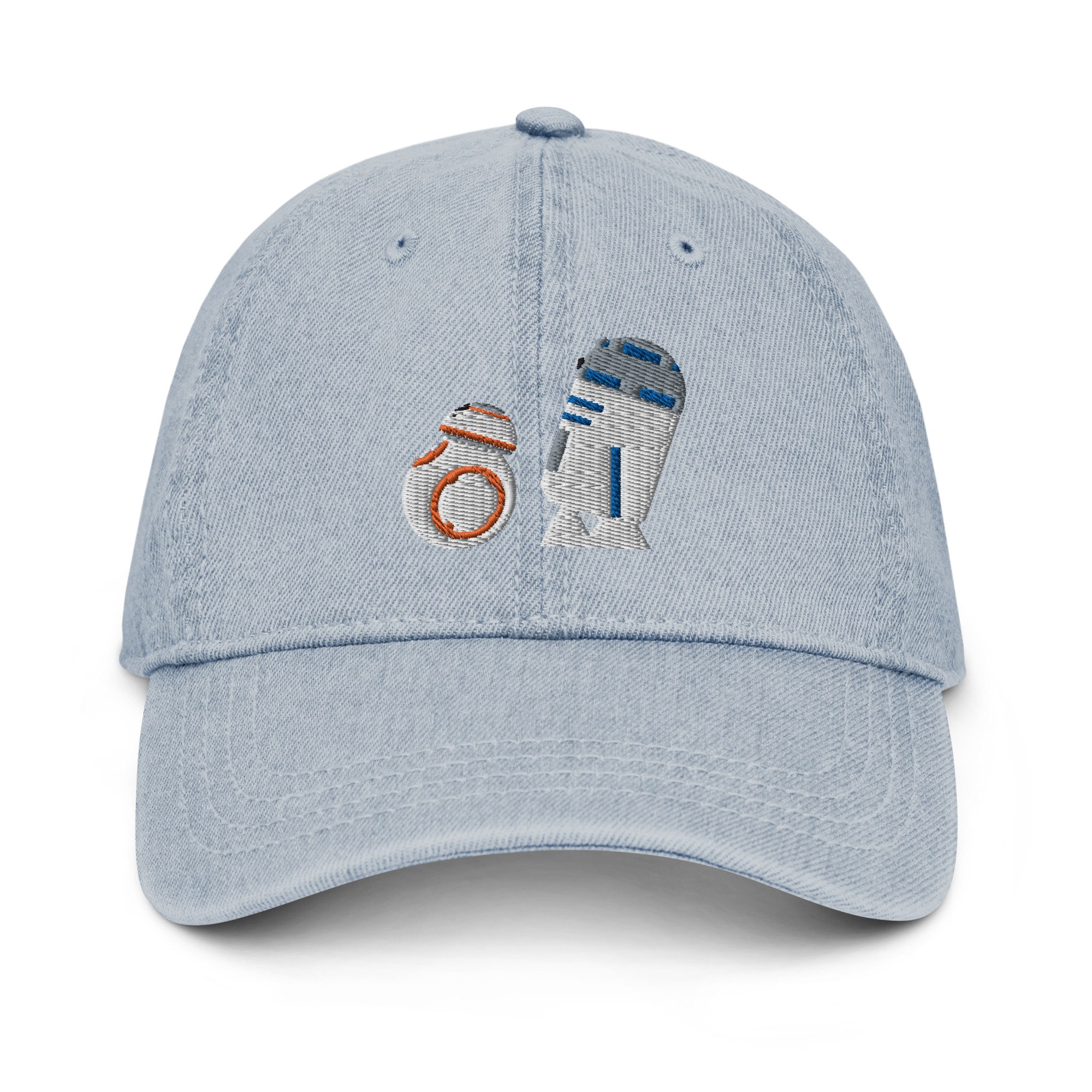 Droids Walking Hut Besticktes Verstellbares Relaxed Fit Denim Hut Themenpark Hut Galaxys Edge Hut.