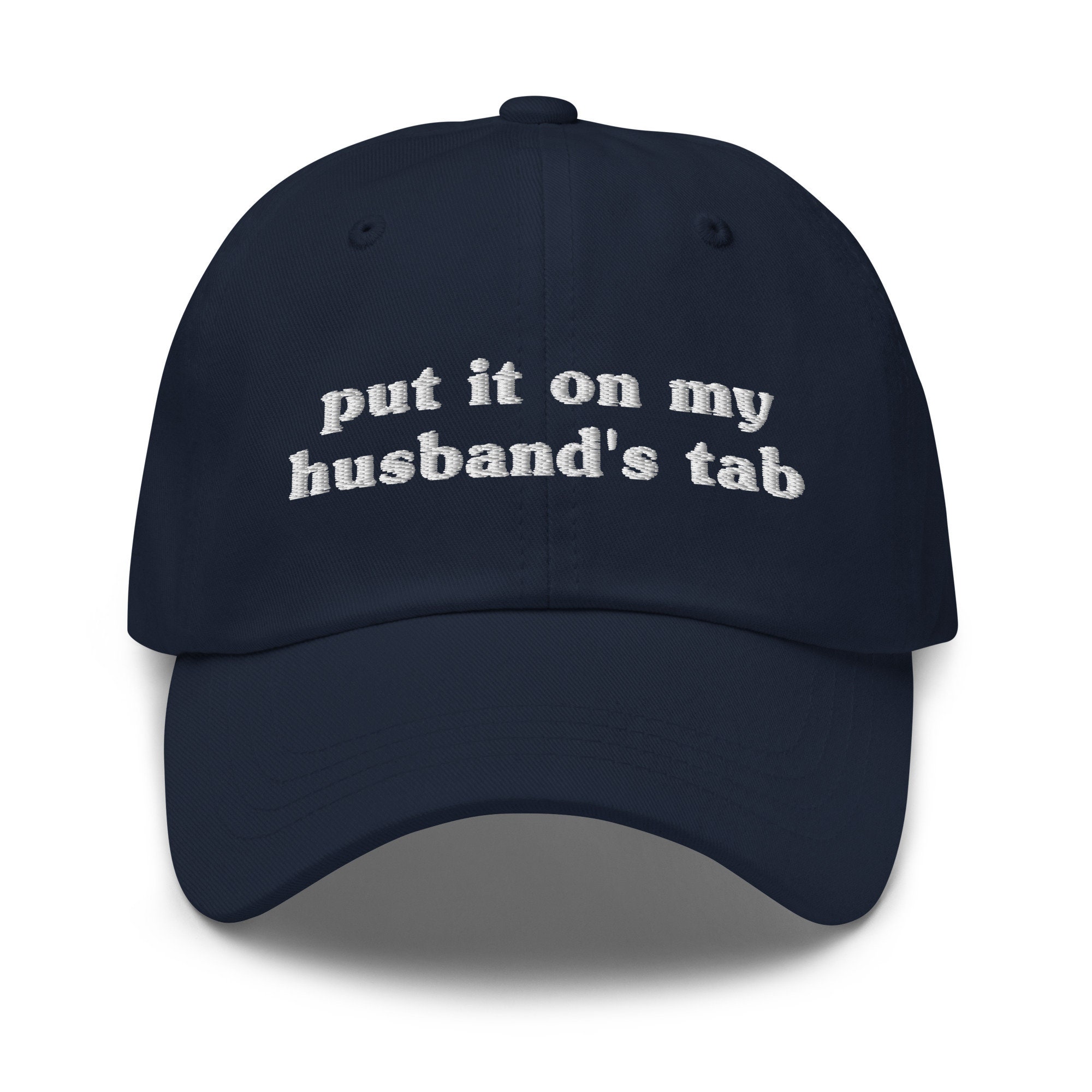 ehemanns tab bestickte verstellbare entspannte passform baseballkappe dad hat lustige kappe für ehefrau ehemanns tab kappe. 8485