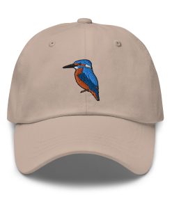 Eisvogel – Bestickter Verstellbarer Relaxed Fit Hut für Vogel-Liebhaber eisvogel – bestickter verstellbarer relaxed fit hut für vogel liebhaber 5350