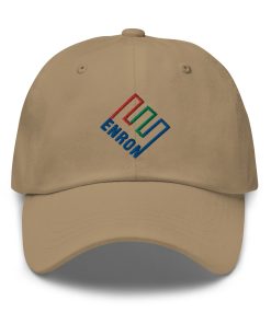 enron – bestickter verstellbarer relaxed fit baseballhut 8956