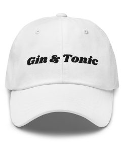 gin und tonic bestickter verstellbarer lässiger hut gin tonic hut gin und tonic liebhaber geschenk gin und tonic mädchen hut 7087