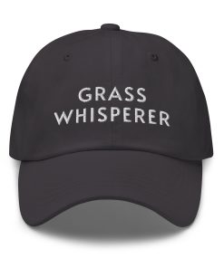 grasflüsterer bestickter verstellbarer baseballcap papa hut rasenmäher geschenke geschenk für papa lustiger rasenmäh hut 5472