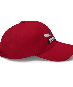 inside out wut minimal – bestickter verstellbarer relaxed fit baseballhut für freizeitparks 4277