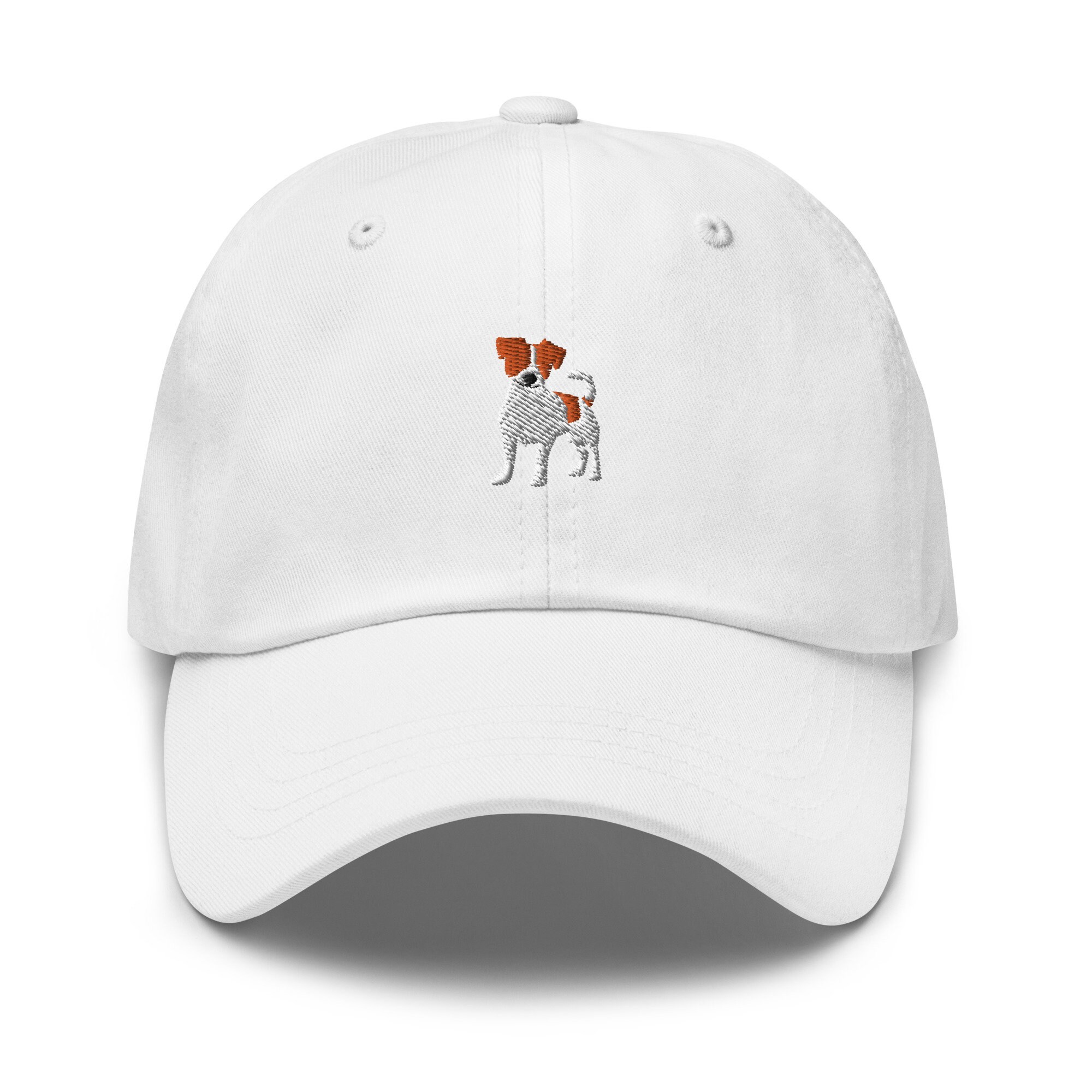 Jack Russell Terrier Besticktes Verstellbares Relaxed Fit Hut Handgemachtes Baseball Hut Jack Russell Terrier Hundebesitzer Geschenk Haustier Besticktes Hut.