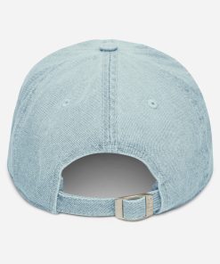 jeder will eine katze sein besticktes verstellbares relaxed fit denim themenpark hut. 1103