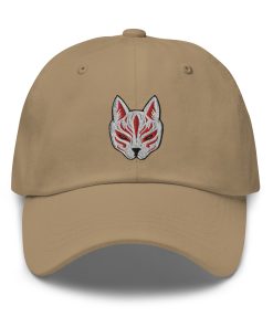 Kitsune Maske Bestickter Verstellbarer Lässiger Baseballcap Papa Hut Japanische Fuchs Kitsune Maske Hut kitsune maske bestickter verstellbarer lässiger baseballcap papa hut japanische fuchs kitsune maske hut 4320