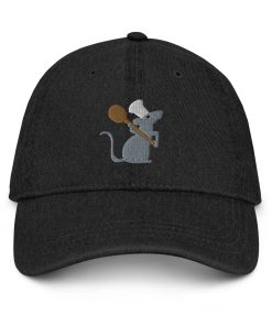 Kleiner Koch Bestickter Denim Verstellbarer Lässiger Baseballcap Papa Hut Freizeitpark Hut Remy Koch Hut kleiner koch bestickter denim verstellbarer lässiger baseballcap papa hut freizeitpark hut remy koch hut 5099