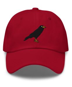 krähe hut bestickter verstellbarer baseballcap realistische krähe hut wikinger hut rabe hut odins rabe nordischer rabe hut 8446