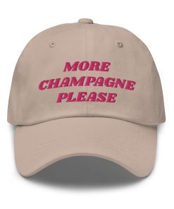 mehr champagner bitte bestickter verstellbarer lässiger baseballcap papa hut champagner braut hut geschenk für schaumige brunch liebhaber 2402