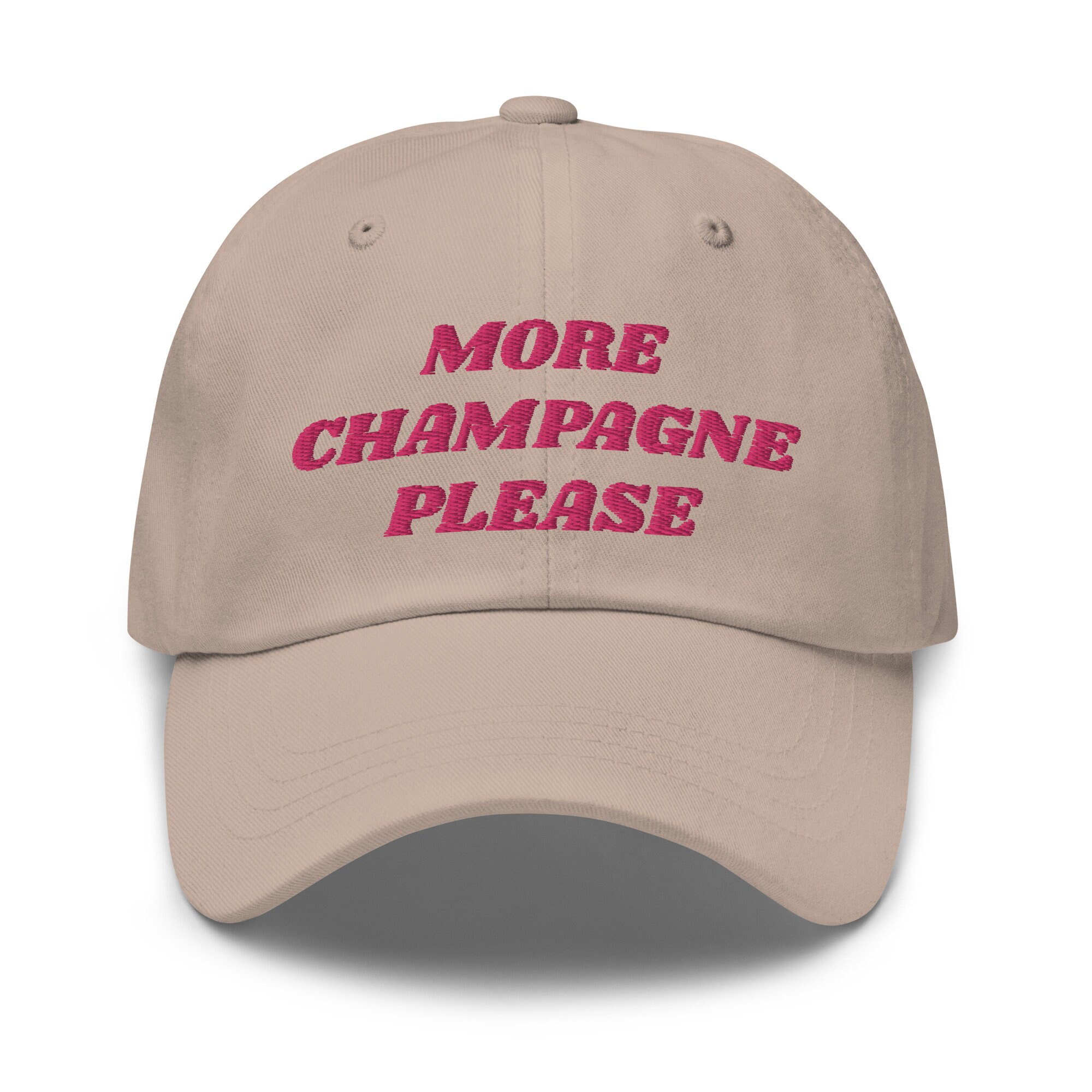 mehr champagner bitte bestickter verstellbarer lässiger baseballcap papa hut champagner braut hut geschenk für schaumige brunch liebhaber 2402