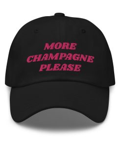 mehr champagner bitte bestickter verstellbarer lässiger baseballcap papa hut champagner braut hut geschenk für schaumige brunch liebhaber 7071