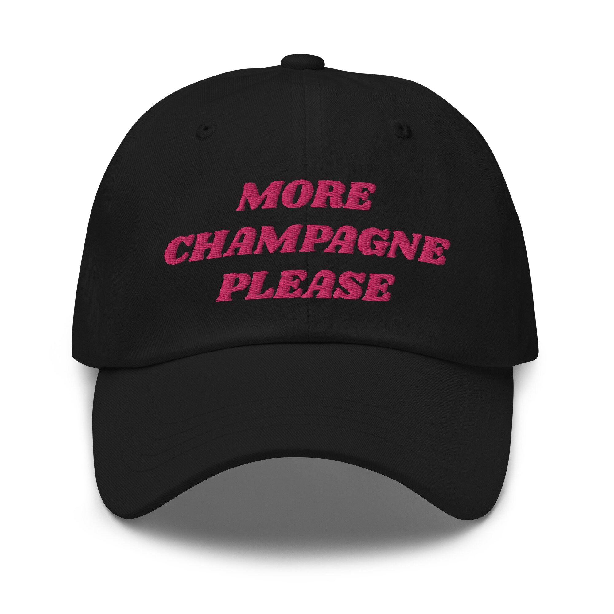 mehr champagner bitte bestickter verstellbarer lässiger baseballcap papa hut champagner braut hut geschenk für schaumige brunch liebhaber 7071