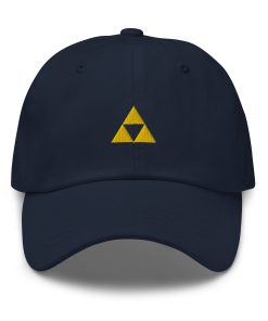 minimal triforce bestickter verstellbarer lässiger papa hut videospiel hut videospiel geschenk 6394