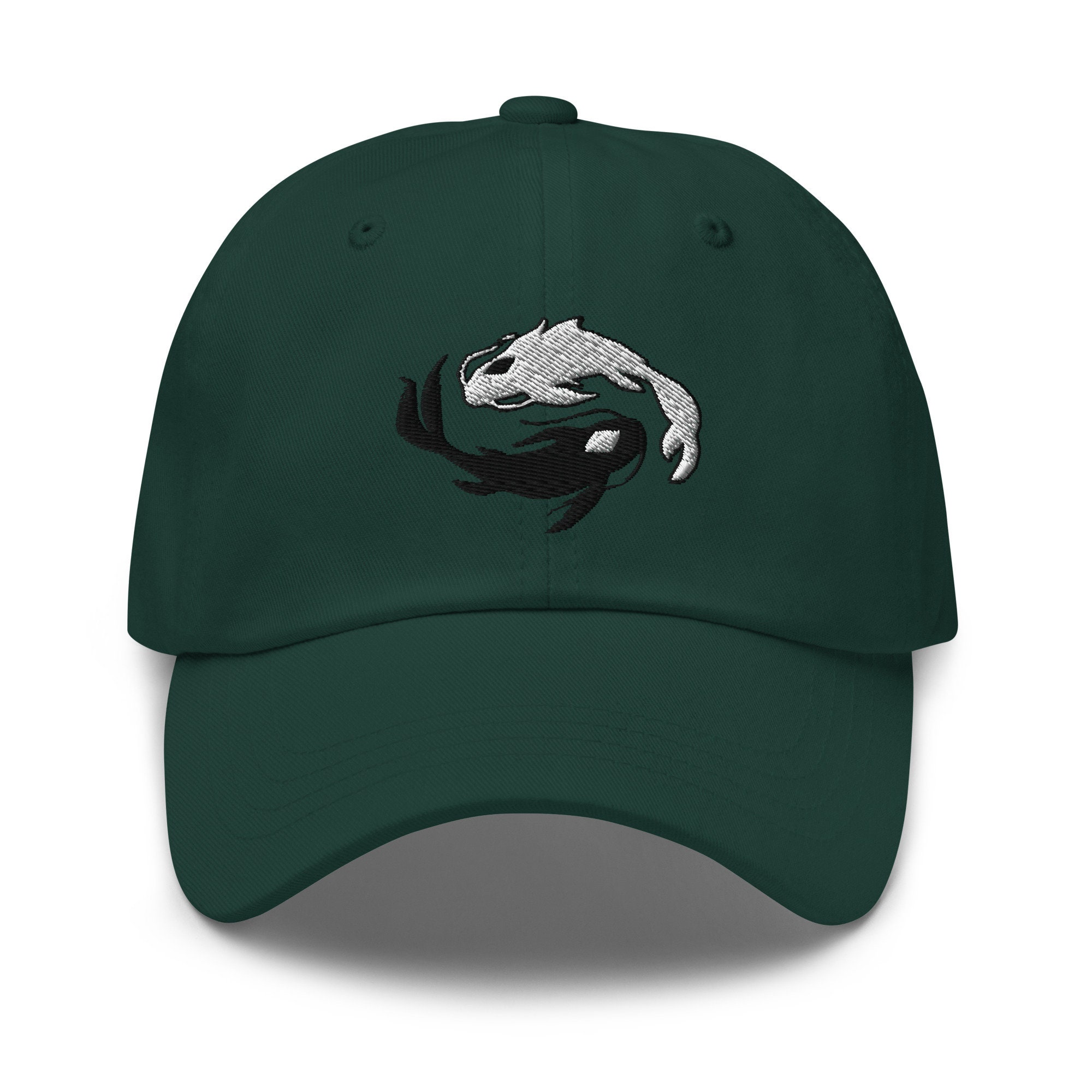 Mond Und Ozean Geist – Bestickter Verstellbarer Relaxed Fit Baseballhut