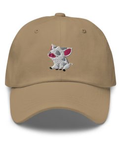 mua schwein minimal bestickter verstellbarer lässiger baseballcap papa hut freizeitpark hut mehrere farben 5513