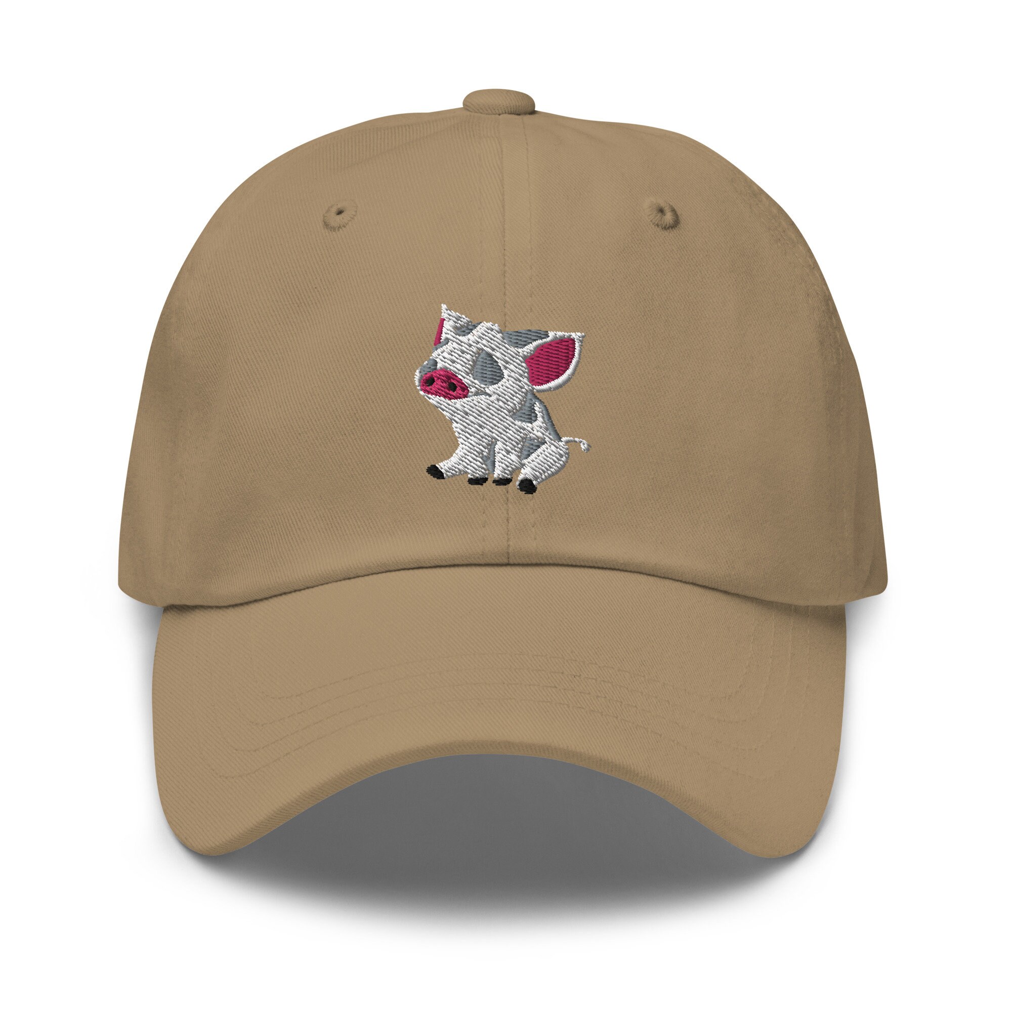 mua schwein minimal bestickter verstellbarer lässiger baseballcap papa hut freizeitpark hut mehrere farben 5513