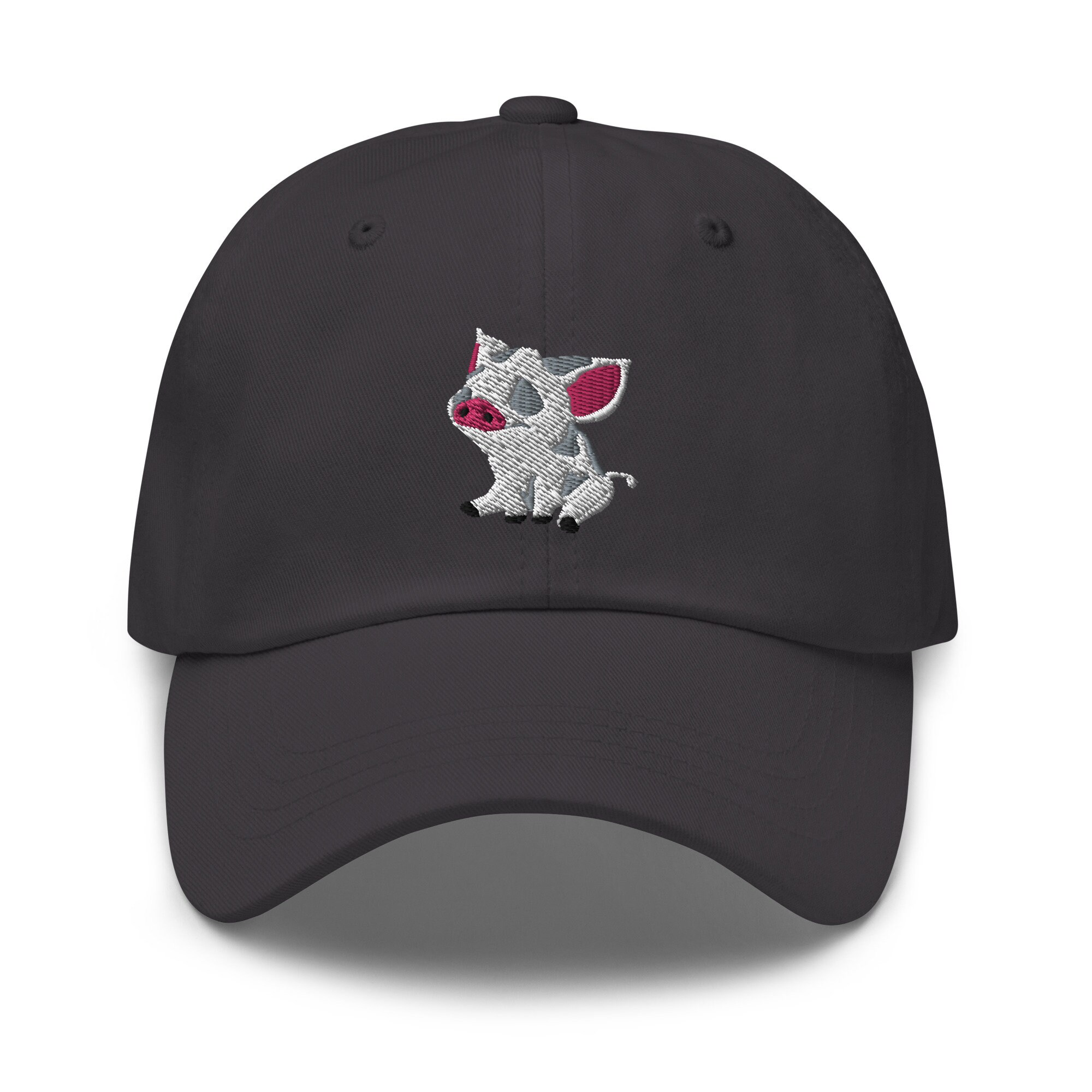 mua schwein minimal bestickter verstellbarer lässiger baseballcap papa hut freizeitpark hut mehrere farben 5851