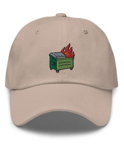 Müllfeuer – Bestickter Verstellbarer Dad-Hut für lustige Internet-Memes müllfeuer – bestickter verstellbarer dad hut für lustige internet memes 8612