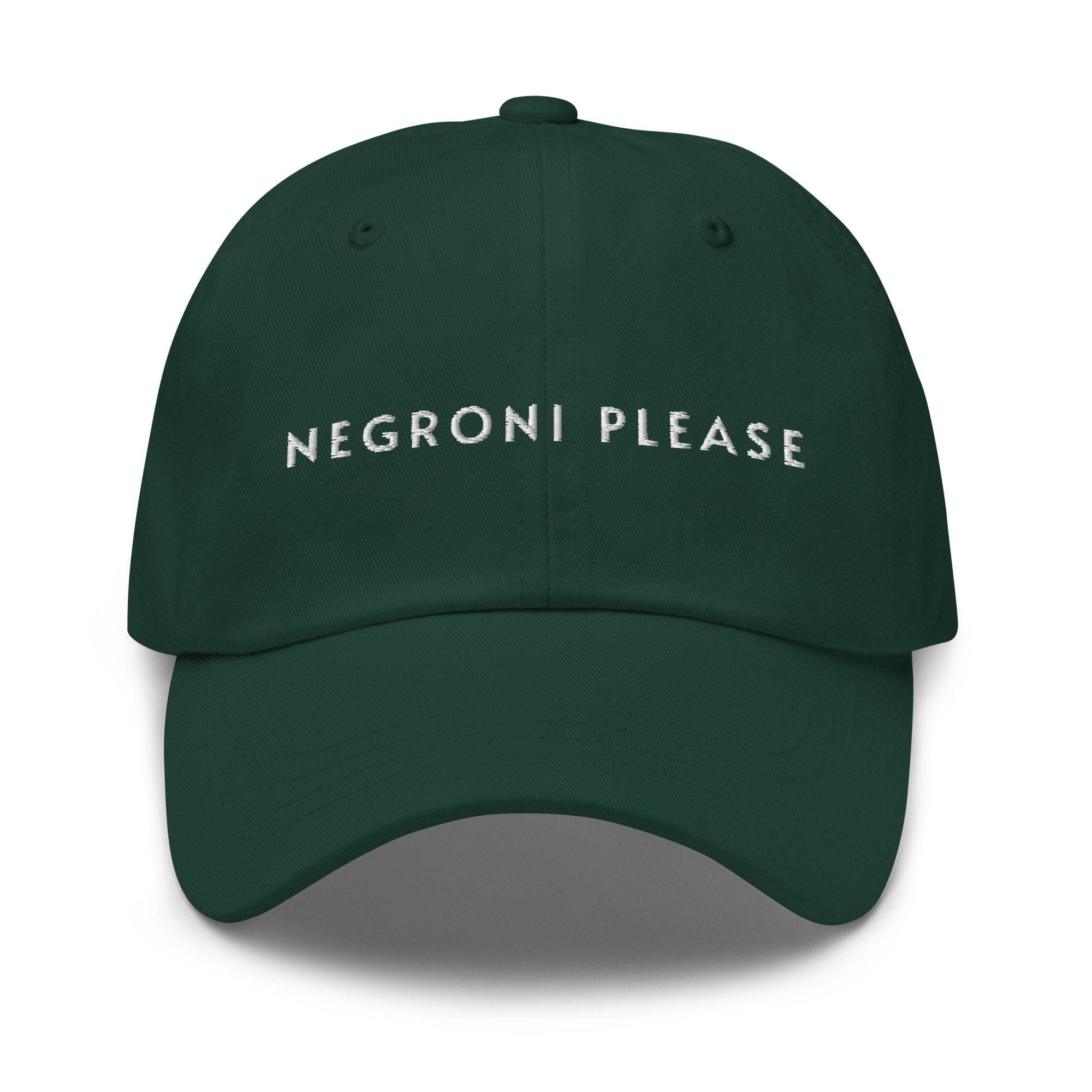Negroni Bitte Besticktes Verstellbares Relaxed Fit Baseball Hut Dad Hut Negroni Hut Negroni Liebhaber Negroni Geschenk.