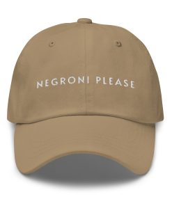 negroni bitte besticktes verstellbares relaxed fit baseball hut dad hut negroni hut negroni liebhaber negroni geschenk. 4332