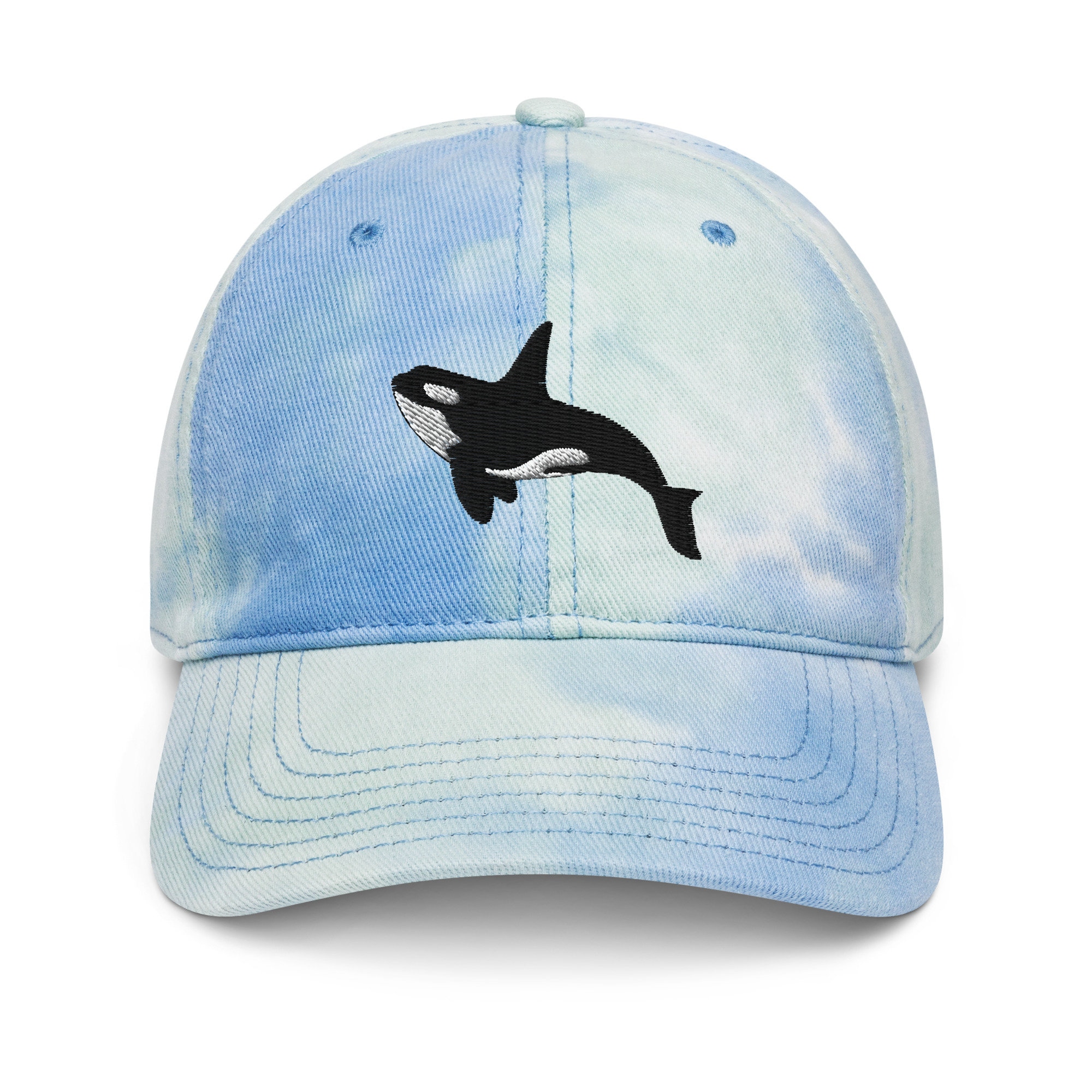 orca bestickter batik baumwolle verstellbarer lässiger hut killerwal orca hut rettet die wale team orca 6015