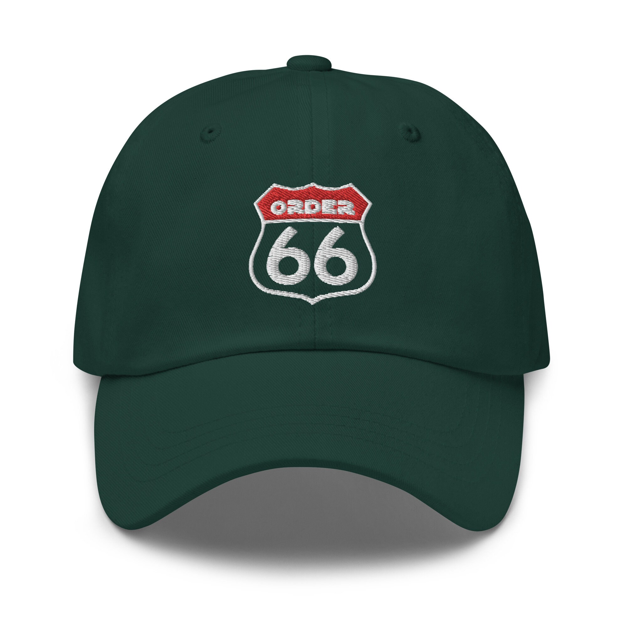 Order 66 Bestickter Verstellbarer Lässiger Baseballcap Papa Hut Galaxys Edge Freizeitpark Hut