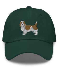 petit basset griffon vendeen bestickter verstellbarer baseballcap papa hut petit basset vendeen geschenk 5196