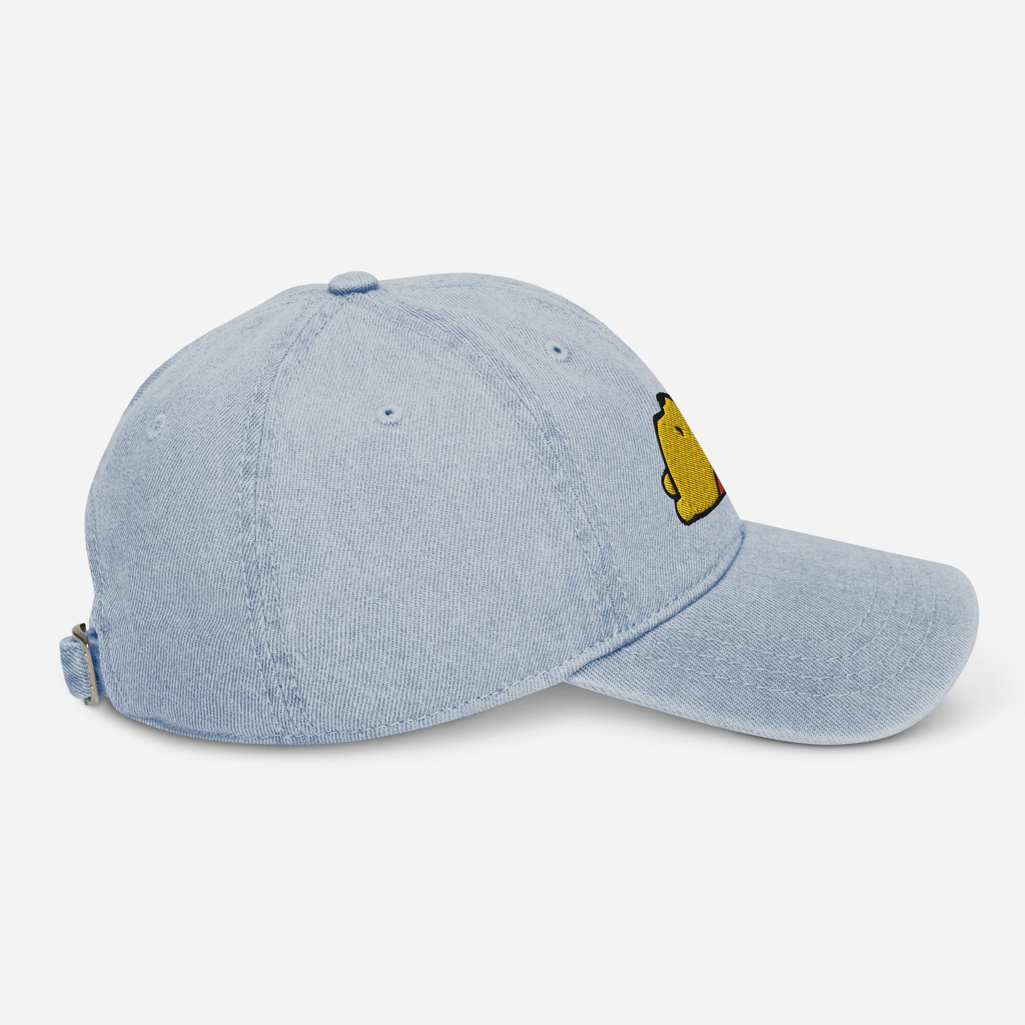 pooh bear honigtopf minimal bestickter verstellbarer lässiger denim hut freizeitpark hut 4599