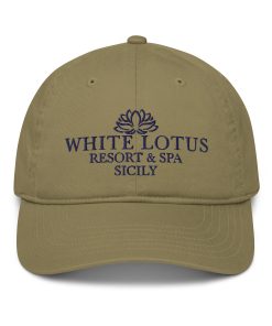 resort und spa hotel sizilien bestickte verstellbare entspannte passform organische baumwolle baseballkappe dad hat. 5098