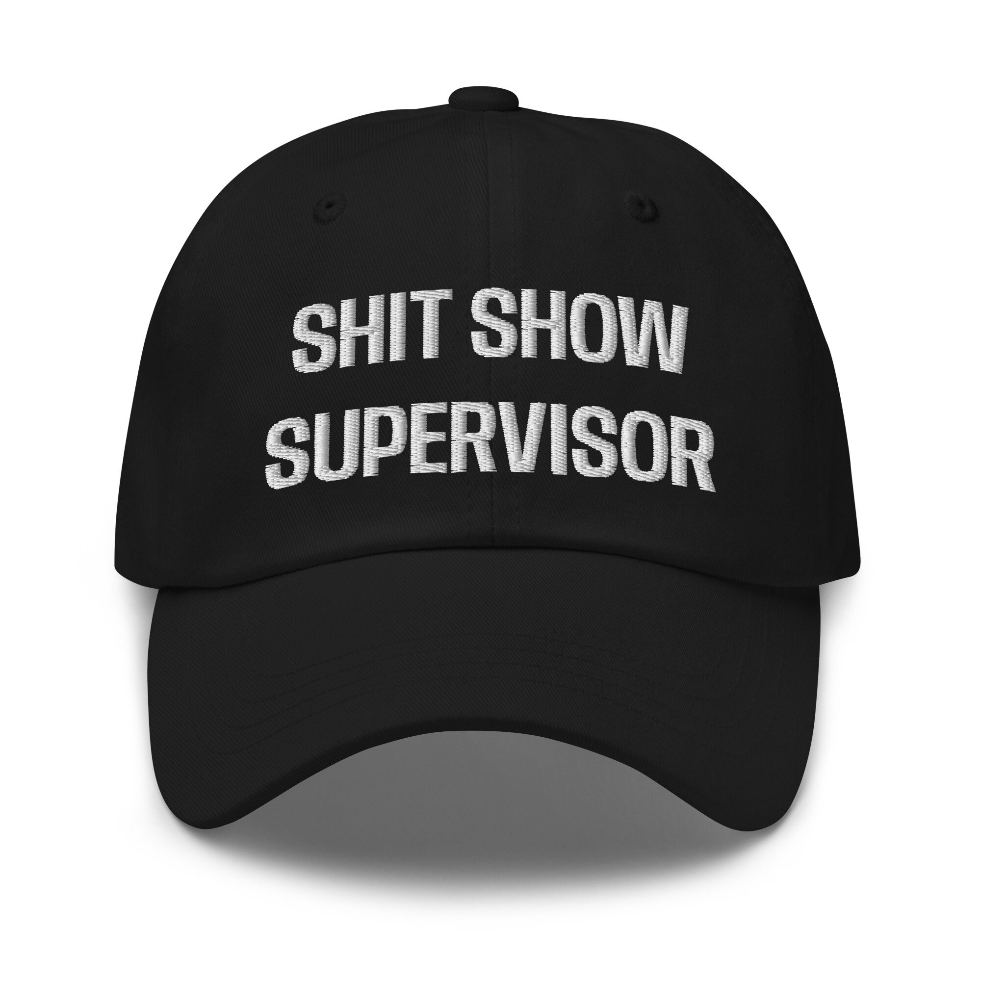 scheiß show supervisor bestickter verstellbarer baseballcap papa hut lustiges geschenk witz parodie geschenk lustiger hut 5772