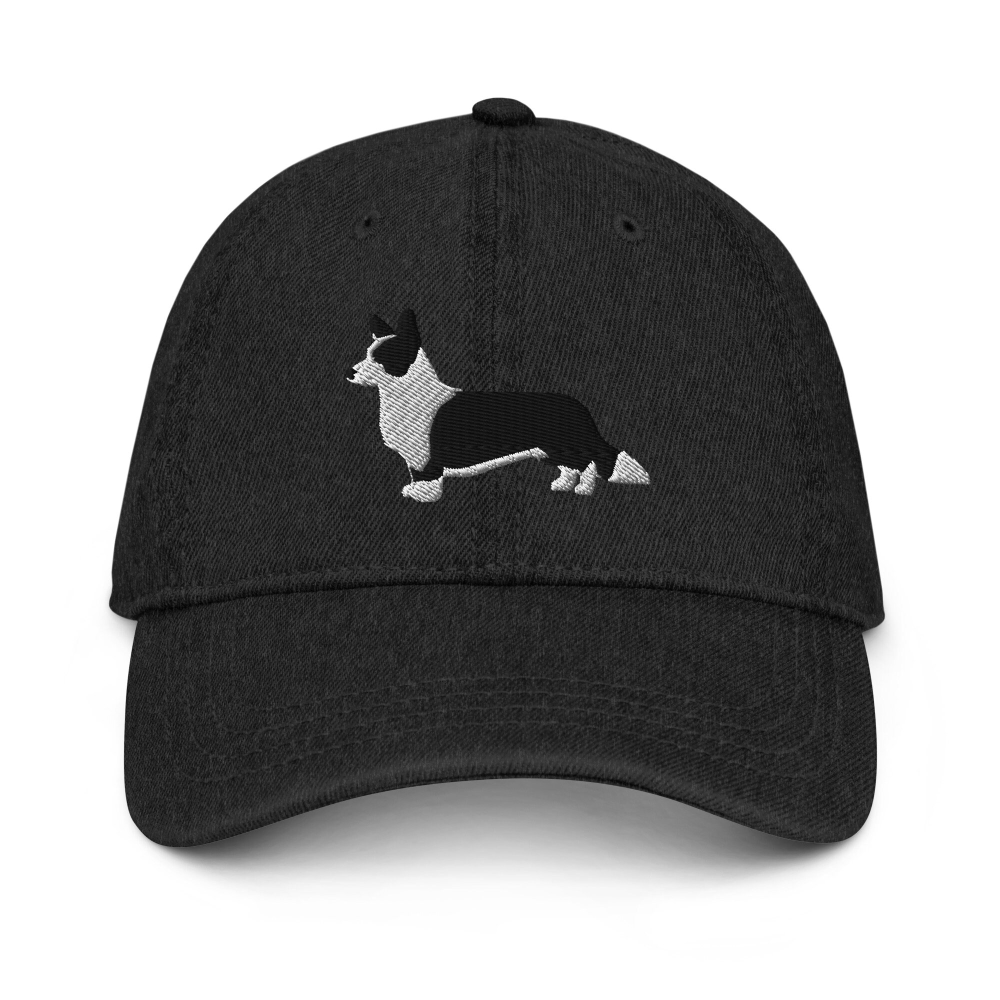 Schwarz Weißer Cardigan Welsh Corgi Bestickter Denim Hut Corgi Hund Besitzer Hut Cardigan Corgi Hundeliebhaber Schwarz Weiß Corgi Hund Hut schwarz weißer cardigan welsh corgi bestickter denim hut corgi hund besitzer hut cardigan corgi hundeliebhaber schwarz weiß corgi hund hut 2546