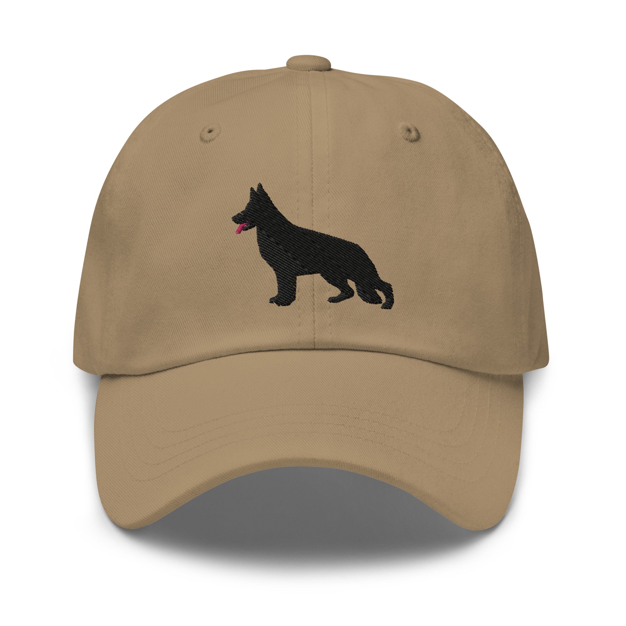 schwarzer deutscher schäferhund bestickter verstellbarer papa hut schwarzer deutscher schäferhund hundebesitzer hut deutscher schäferhund liebhaber deutscher schäferhund hut 6061