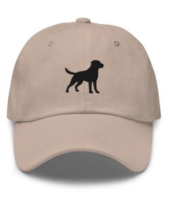 Schwarzer Labrador – Bestickter Verstellbarer Hut für Labrador-Besitzer und Geschenke schwarzer labrador – bestickter verstellbarer hut für labrador besitzer und geschenke 7495