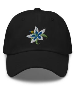 silent princess flower besticktes verstellbares relaxed fit hut videospiel hut. 3545