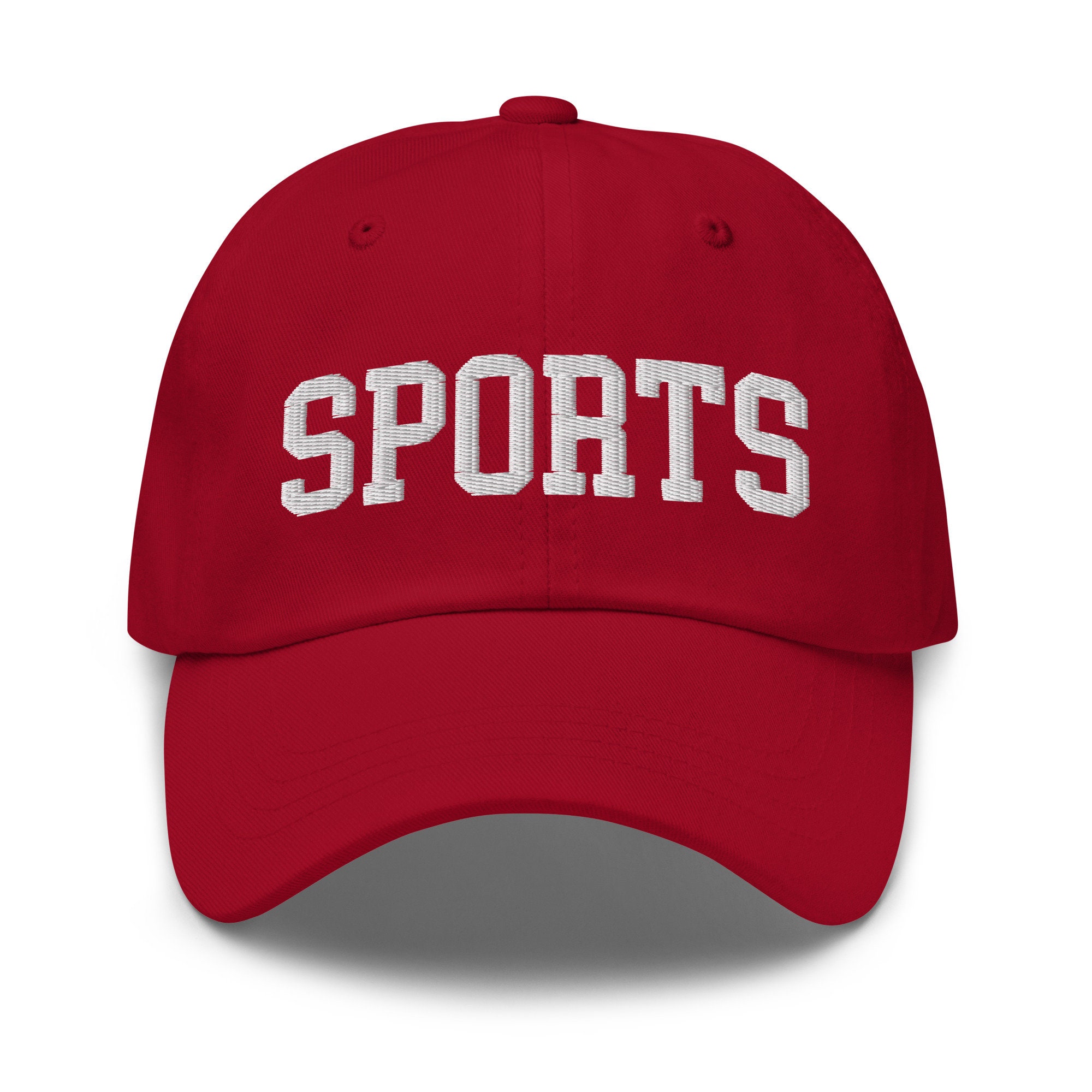 Sport Rot – Bestickter Verstellbarer Hut für Sport-Fans und Retro-Vintage-Liebhaber sport rot – bestickter verstellbarer hut für sport fans und retro vintage liebhaber 4803