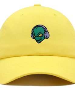 alien musik premium vaterhut gestickte baseballkappe weltraum 1677