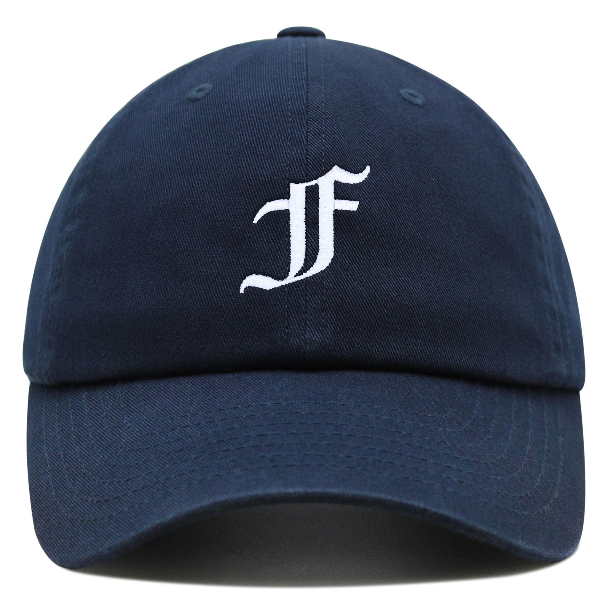 alte englische buchstabe f premium vaterhut gestickte baumwoll baseballkappe englisches alphabet 4156