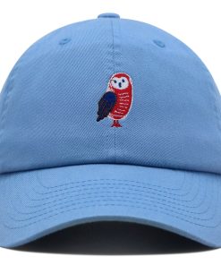 Amerikanische Eule Premium Vaterhut Gestickte Baumwoll Baseballkappe Niedlicher Vogel amerikanische eule premium vaterhut gestickte baumwoll baseballkappe niedlicher vogel 6920