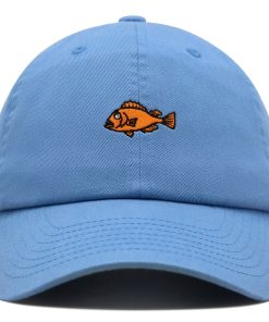 angeln premium vaterhut gestickte baseballkappe felsenfisch 5791