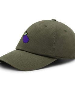 aubergine premium vaterhut gestickte baseballkappe feinschmecker gemüse 8345