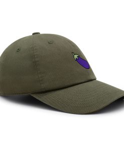 aubergine premium vaterhut gestickte baseballkappe feinschmecker gemüse 8361