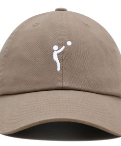 basketballspieler premium vaterhut gestickte baumwoll baseballkappe wurf 1287