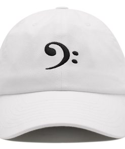 bassschlüssel premium vaterhut gestickte baseballkappe musik symbol 2647