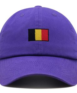 Belgien Flagge Premium Vaterhut Gestickte Baumwoll Baseballkappe Fußball belgien flagge premium vaterhut gestickte baumwoll baseballkappe fußball 5055